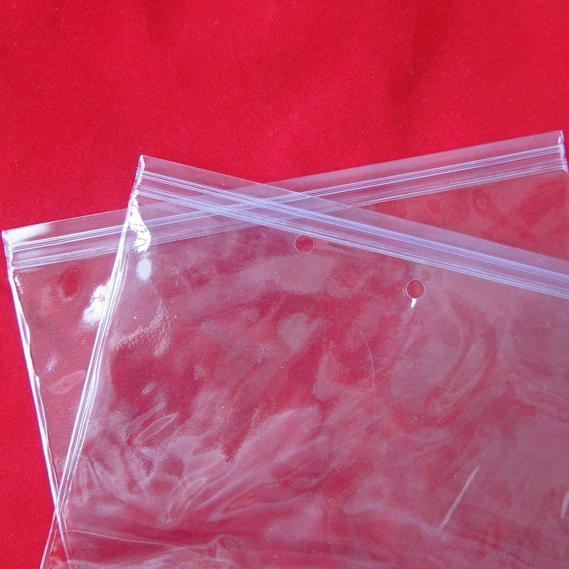 Saco plástico transparente com zíper - Embalagem Ideal